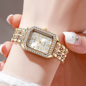 New High-end Luxury Ladies Watches Elegant Diamond Jewelry Quartz Bracelet Wristwatch Gifts for Women 2025 Fashion Dress Watch