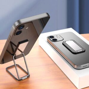 metal 360° rotating universal phone finger ring holder & stand