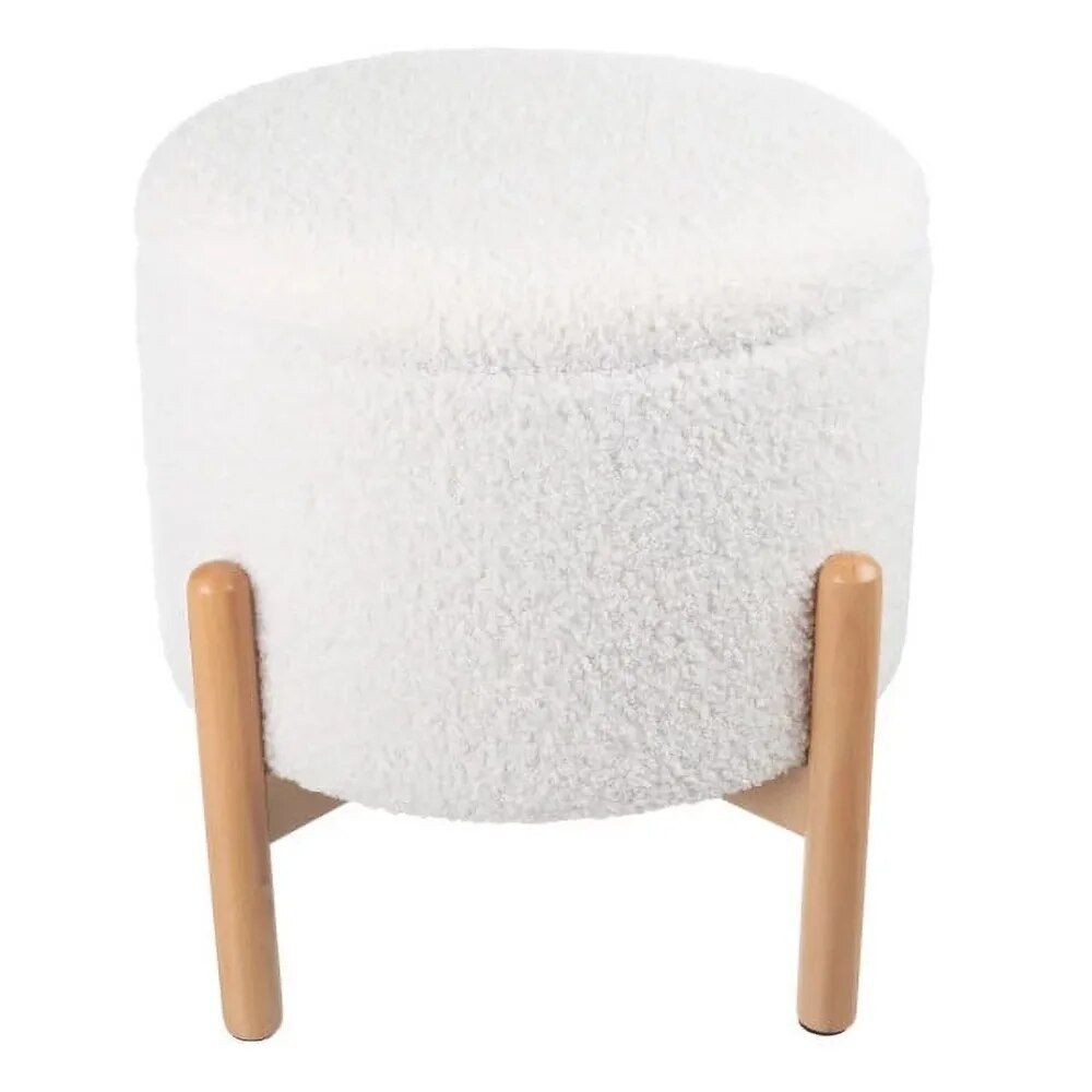 elegant white round ottoman with storage elegant white round ottoman with storage