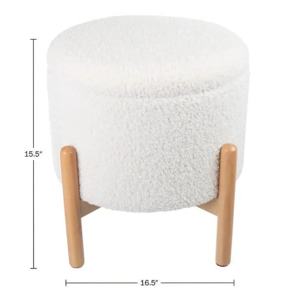 elegant white round ottoman with storage elegant white round ottoman with storage