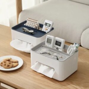 all in one desktop organizer and tissue box