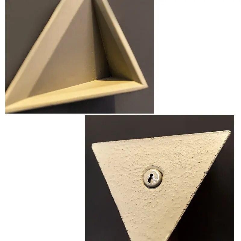 modern nordic triangle wall mounted cement flowerpot modern nordic triangle wall mounted cement flowerpot