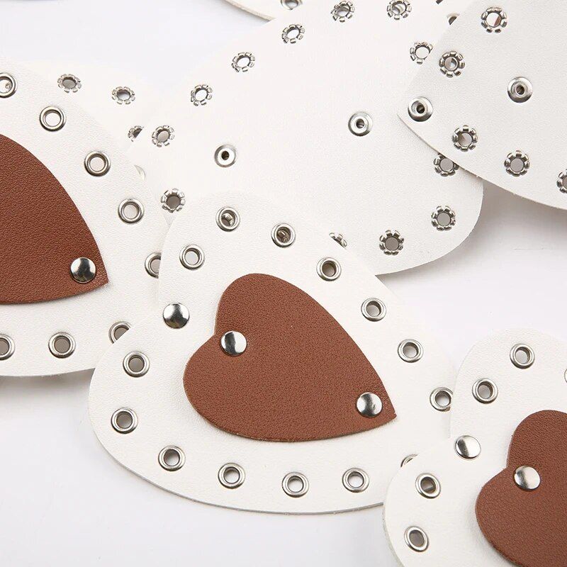 Heart-Shaped Hollow-Out PU Leather Belt for Women 11244 A452fc