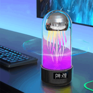 creative jellyfish bluetooth speaker with rgb lighting and 2000mah battery