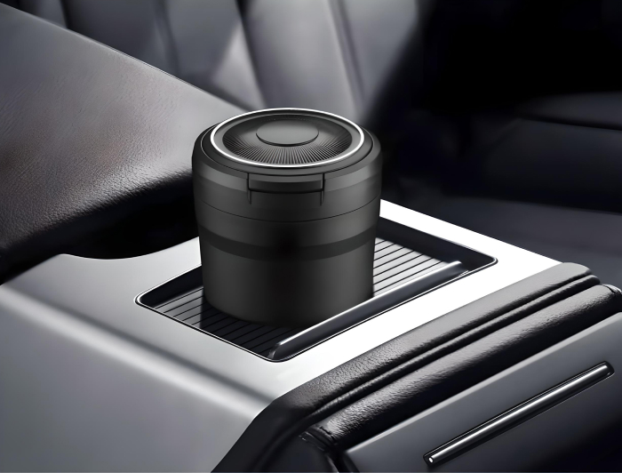 Portable LED-Lit Pop-up Car Ashtray 12084 7d12ff