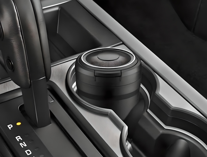 Portable LED-Lit Pop-up Car Ashtray 12084 B25659