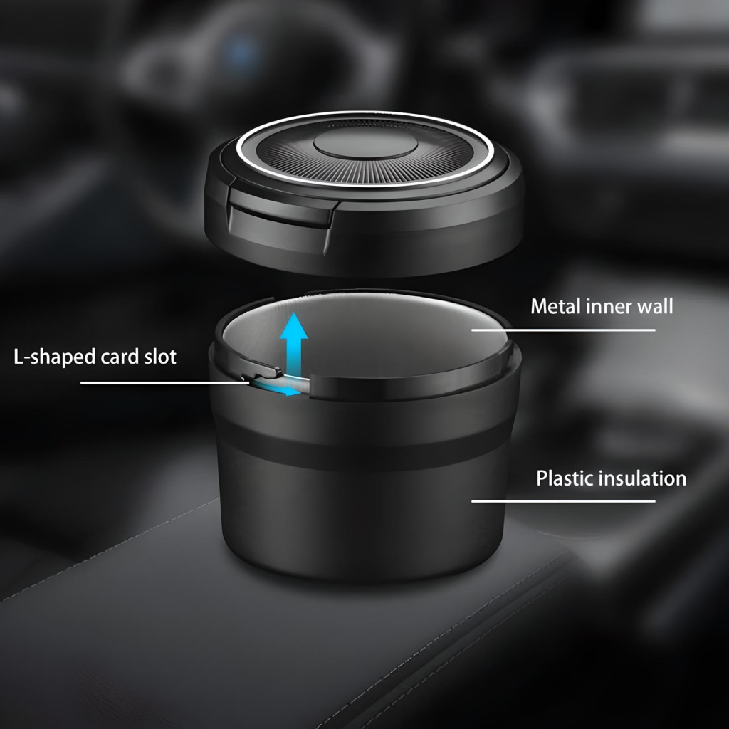 portable led lit pop up car ashtray portable led lit pop up car ashtray