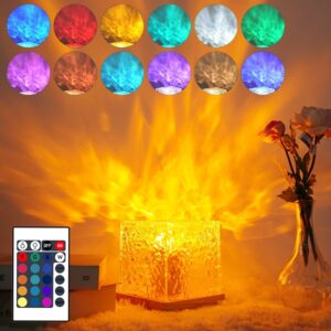 16 color crystal lamp water ripple projector