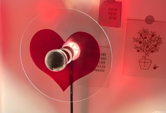 Romantic Heart-Shaped Sunset Projection Lamp 12210 Ac846d