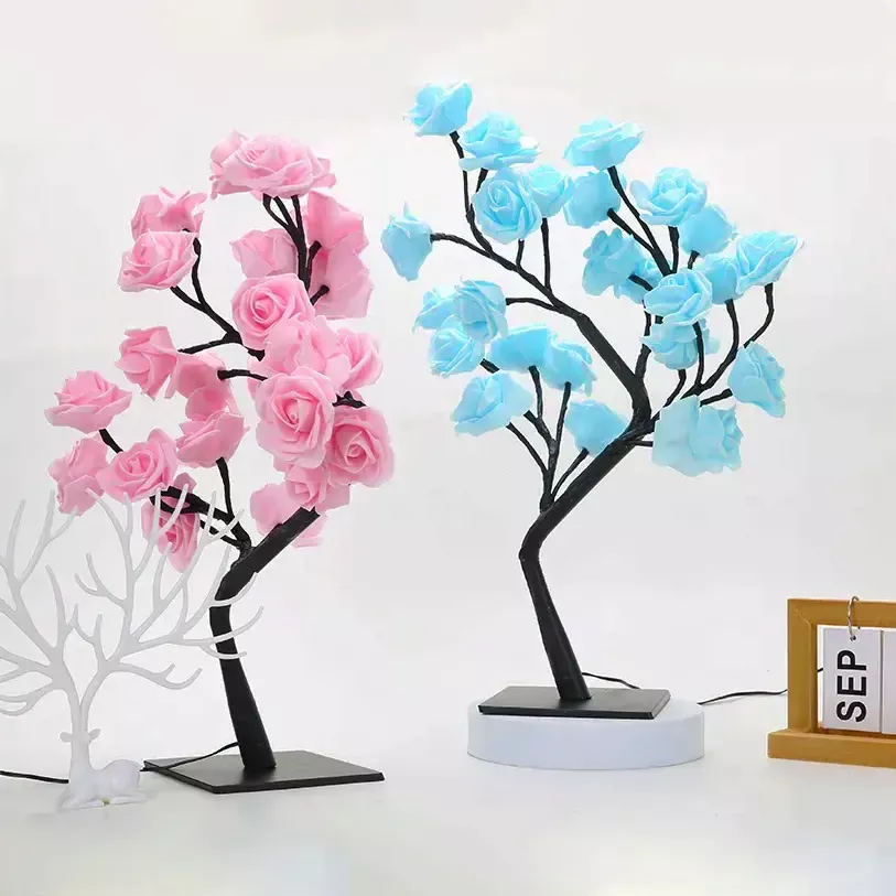 led rose flower tree lamp led rose flower tree lamp