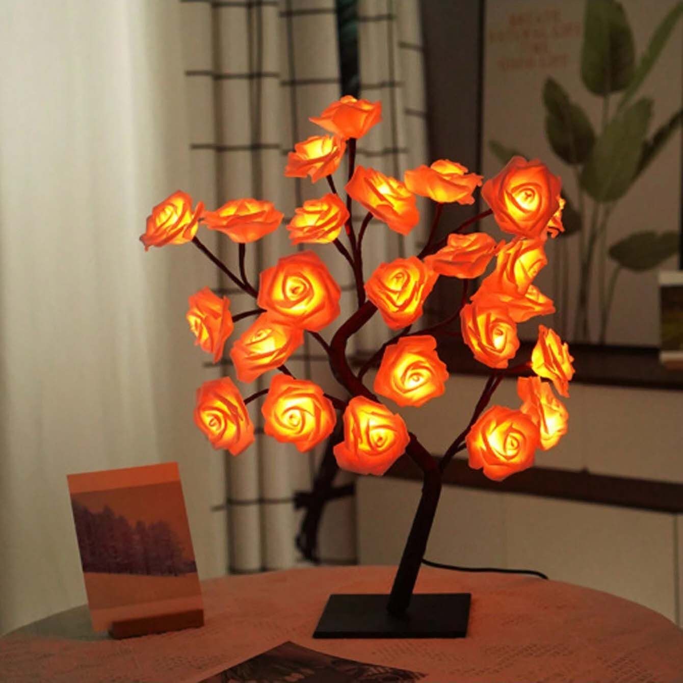 led rose flower tree lamp led rose flower tree lamp