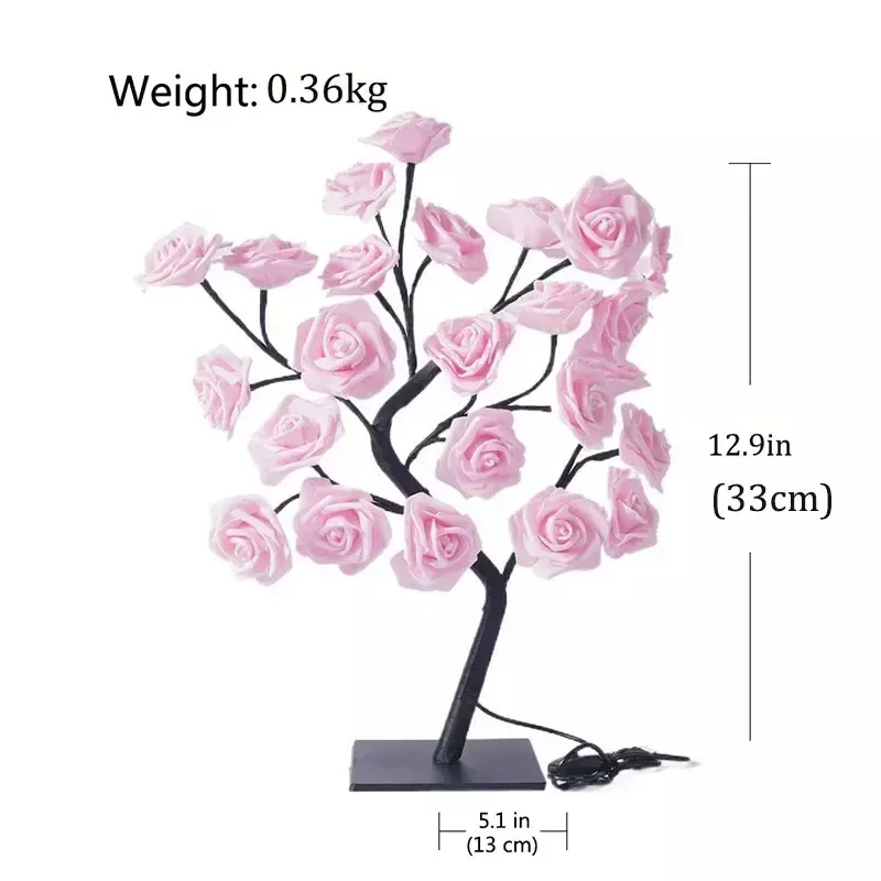 led rose flower tree lamp led rose flower tree lamp