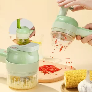 wireless 4 in 1 handheld electric vegetable chopper & slicer