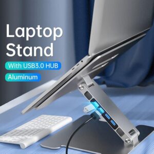 multi functional adjustable aluminum laptop stand