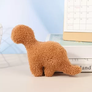 cozy dino cartoon plush pillow