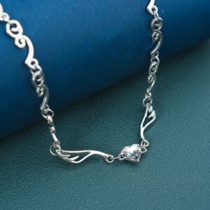 heart crystal choker necklace